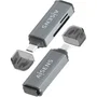 AISENS Multilector Externo ASCR-2C10-GR Gris USB-C